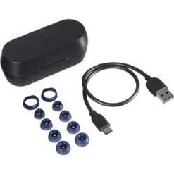 Audio-Technica ATH-CKS5TWBL Solid Bass Wireless In-Ear Headphones - Blue -Microphone Shop AT ATH CKS5TWBL 3