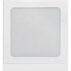 Atlas 164-12A Deluxe 12 Inch Steel Baffle For Atlas Q4412 / Q4612 / Q4712 & Q4812 Enclosure - White
