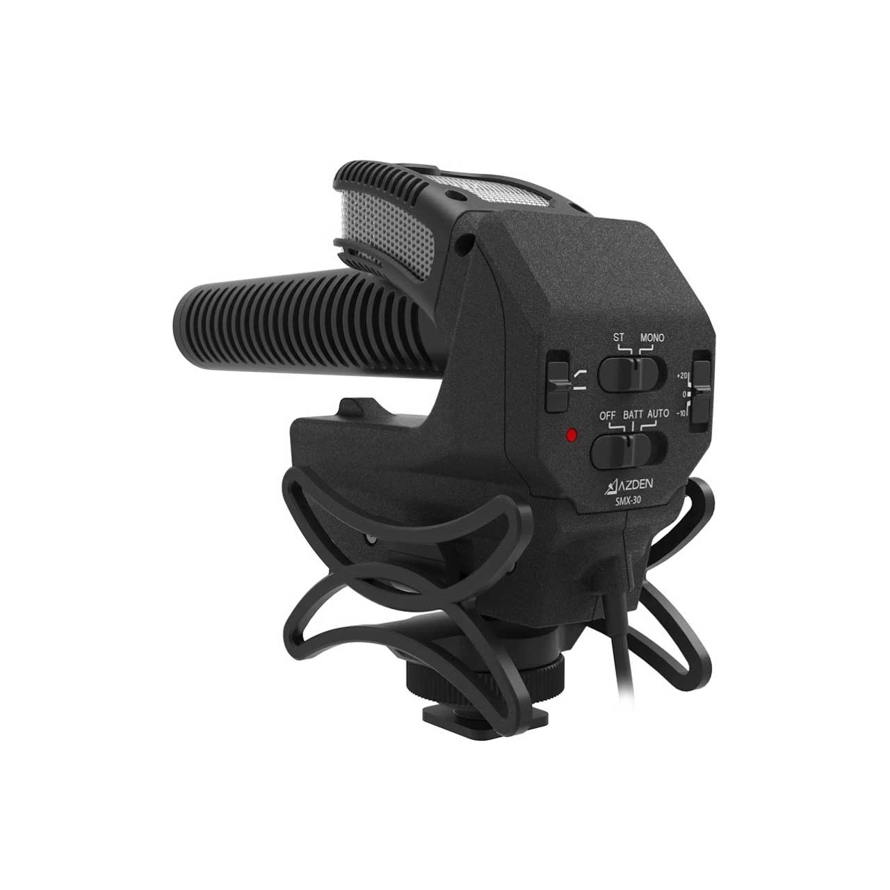 Azden SMX-30 Super-Cardioid Stereo/Mono Switchable Camera Mount Shotgun Microphone 2 Azden SMX-30 Super-Cardioid Stereo/Mono Switchable Camera Mount Shotgun Microphone - Image 2