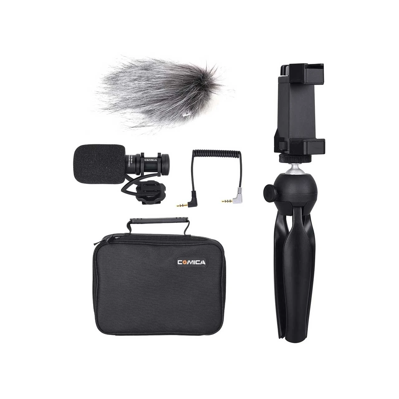 Comica CVM-VM10-K2 On-Camera Directional Cardioid Mic With Phone Holder 3 Comica CVM-VM10-K2 On-Camera Directional Cardioid Mic With Phone Holder - Image 3