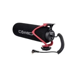 Comica CVM-V30-LITE-R Directional On-Camera Shotgun Microphone For DSLRs And Smartphones - Red