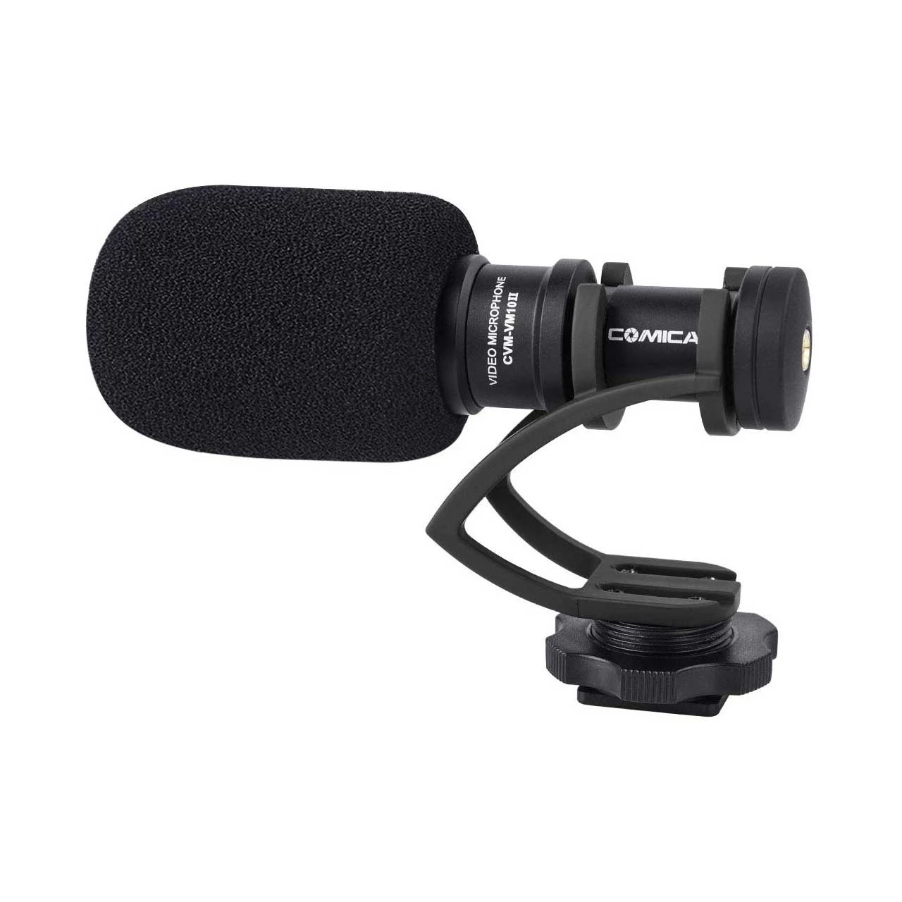 Comica CVM-VM10II-B Mini On-Camera Directional Shotgun Mic For Smartphones & DLSRs - Black 1 Comica CVM-VM10II-B Mini On-Camera Directional Shotgun Mic For Smartphones & DLSRs - Black