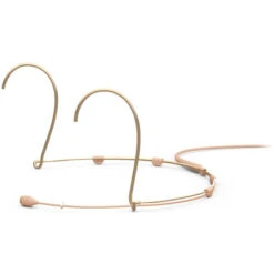 DPA Core 4066-OC-A-F34-LH Omnidirectional Headset Microphone W/ 3.5mm Locking Connector Medium Size - Beige