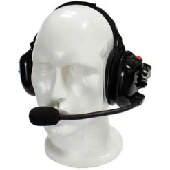 Dalcomm Tech J5 Pro AV Headset With SBG-1 Motorola 2 Pin Radio Plug