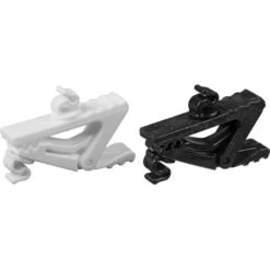 E6/E6i Cable Clips (set Of One Black And One White)- 1mm