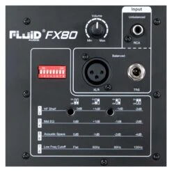 Fluid FX80 2-way Coaxial Studio Reference Monitor - 8 Inch -Microphone Shop FLD FX80 2
