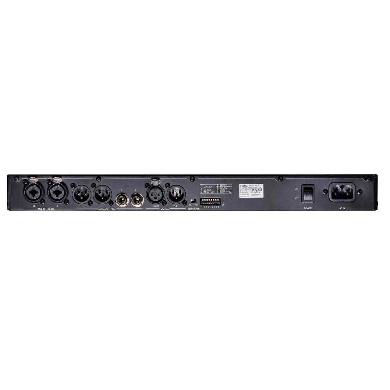 Fostex RM-3 1RU Rack-Mount Stereo Monitor System With AES/EBU Input 4 Fostex RM-3 1RU Rack-Mount Stereo Monitor System With AES/EBU Input - Image 4