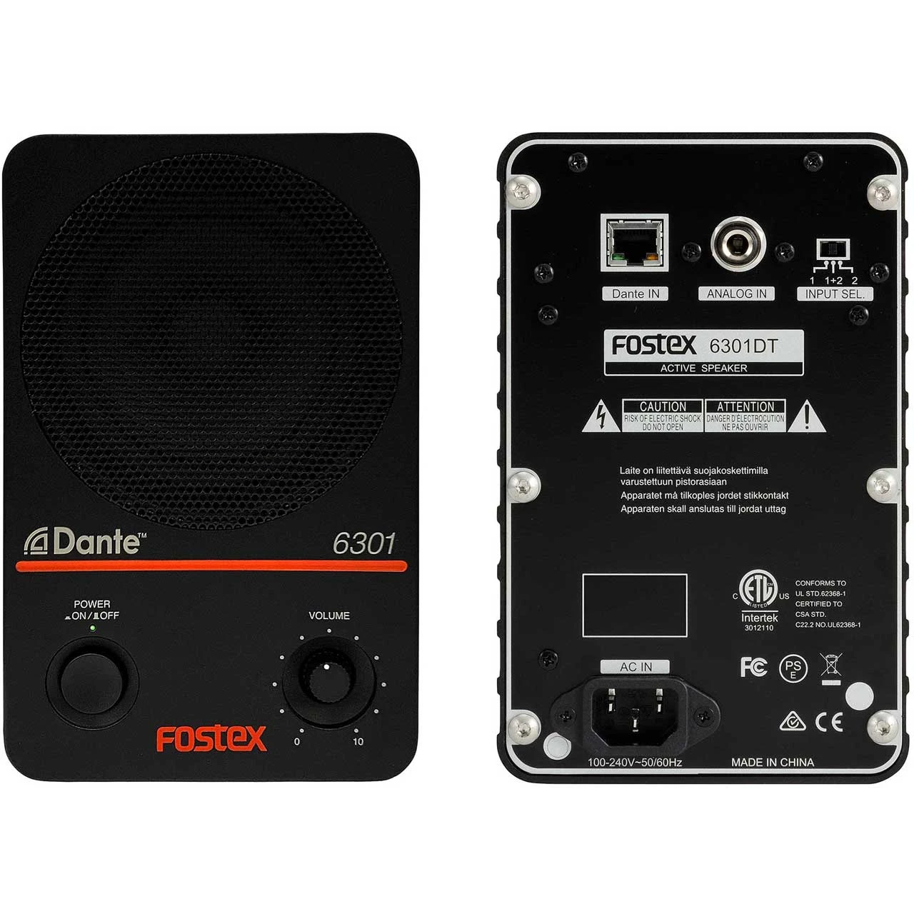 Fostex 6301DT 4 Inch Active Monitor Speaker 20W D-Class (Single) - Powered With Dante 2 Fostex 6301DT 4 Inch Active Monitor Speaker 20W D-Class (Single) - Powered With Dante - Image 2