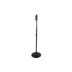 Gator Frameworks GFW-MIC-1001 Frameworks Roundbase Mic Stand With Deluxe One Handed Clutch And 10 Inch Base