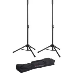 Gator GFWSPK0250SET Frameworks Mini Speaker Stand Pair With Carry Bag
