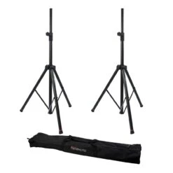 Gator Frameworks GFW-SPK-3000SET Pair Of Deluxe Aluminum Tripod Speaker Stands With A Carry Bag