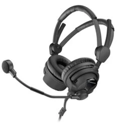 Sennheiser HMD 26-II-600 S-X3K1 Broadcast Single-Sided Broadcast Headset With Mic And 1/4 Inch XLR-3 Cable