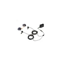 Comica Dual-Head Lavalier Omnidirectional Condenser Mic For DSLR/GoPro/SmartPhone - 8.2 Foot - Black