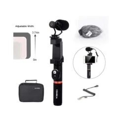 Comica CVM-VM10-K3 Full Metal Mini Compact On-Camera Bluetooth Directional Shotgun Video Microphone Kit