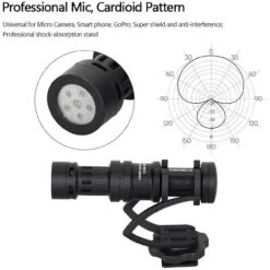 Comica CVM-VM10-K4 Full Metal Mini Compact On-Camera Directional Shotgun Video Microphone Kit -Microphone Shop IKAN CVM VM10 K4 2