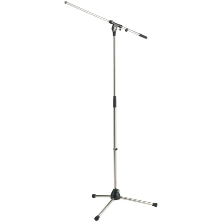 K&M 210/2 Microphone Stand - Chrome 1 K&M 210/2 Microphone Stand - Chrome