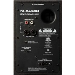 M-Audio BX3 Graphite 3.5 Inch Active Studio Monitor - Pair - 20W 7 M-Audio BX3 Graphite 3.5 Inch Active Studio Monitor - Pair - 20W -Microphone Shop MA BX3GRAPHXUS 3