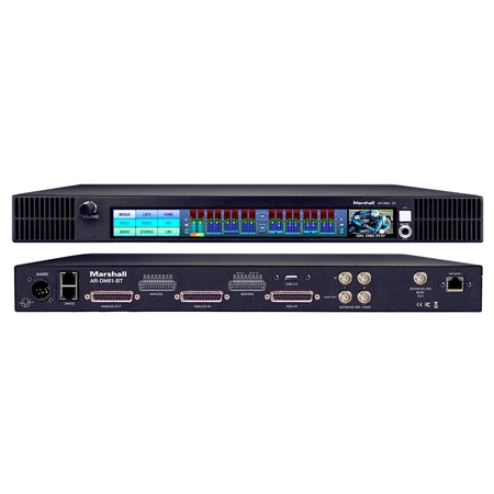 Marshall AR-DM61-BT-64DT Multi-Channel Digital Audio Monitor With Preinstalled Dante Module 1 Marshall AR-DM61-BT-64DT Multi-Channel Digital Audio Monitor With Preinstalled Dante Module