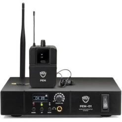 Nady PEM-01 16 Frequency / Single Transmitter Mono Output Wireless In-Ear Monitor System For Stage