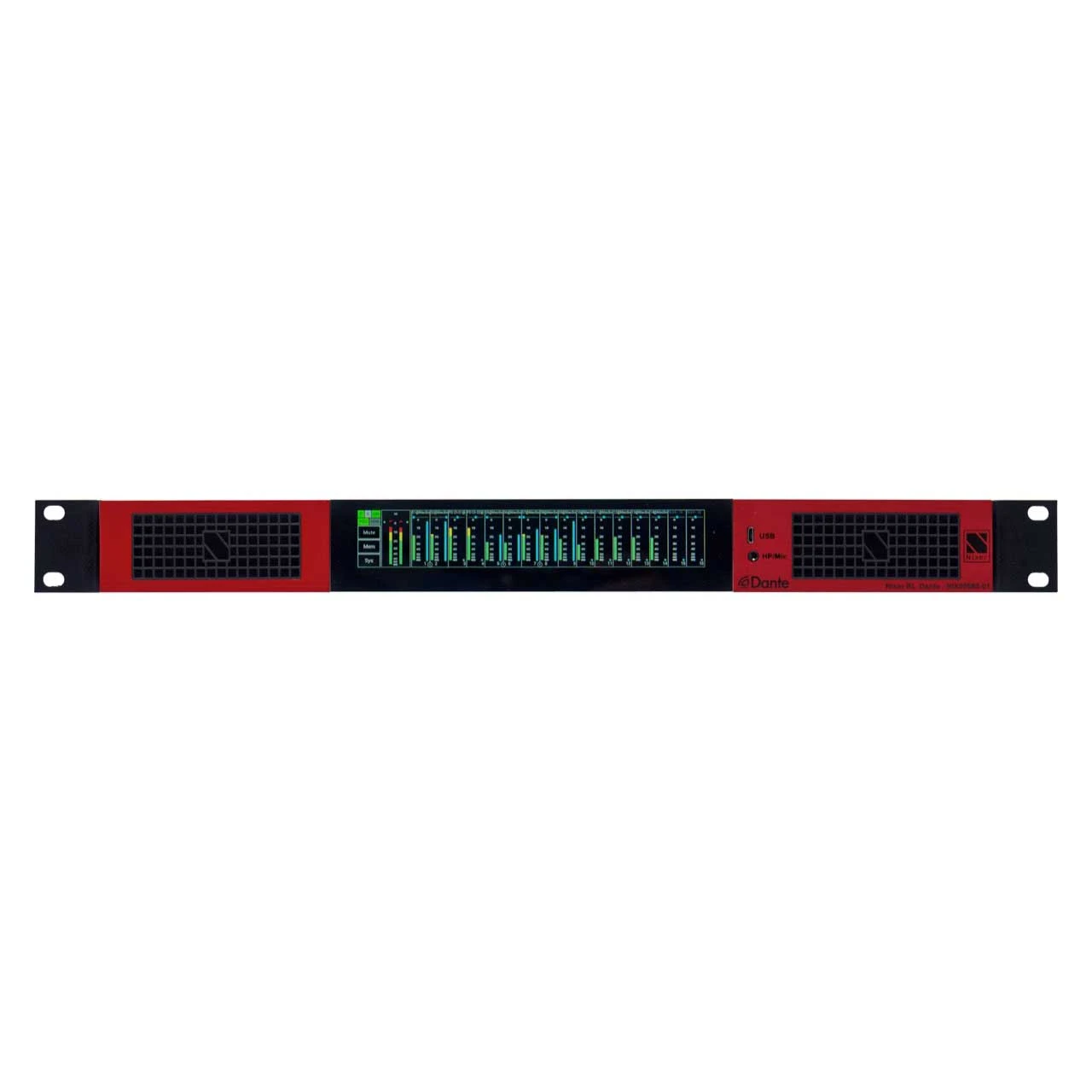 Nixer RLC64 Dante PoE 1RU 19in Rack Mount AoIP Monitoring Tool And Mixer - Dante Version 1 Nixer RLC64 Dante PoE 1RU 19in Rack Mount AoIP Monitoring Tool And Mixer - Dante Version