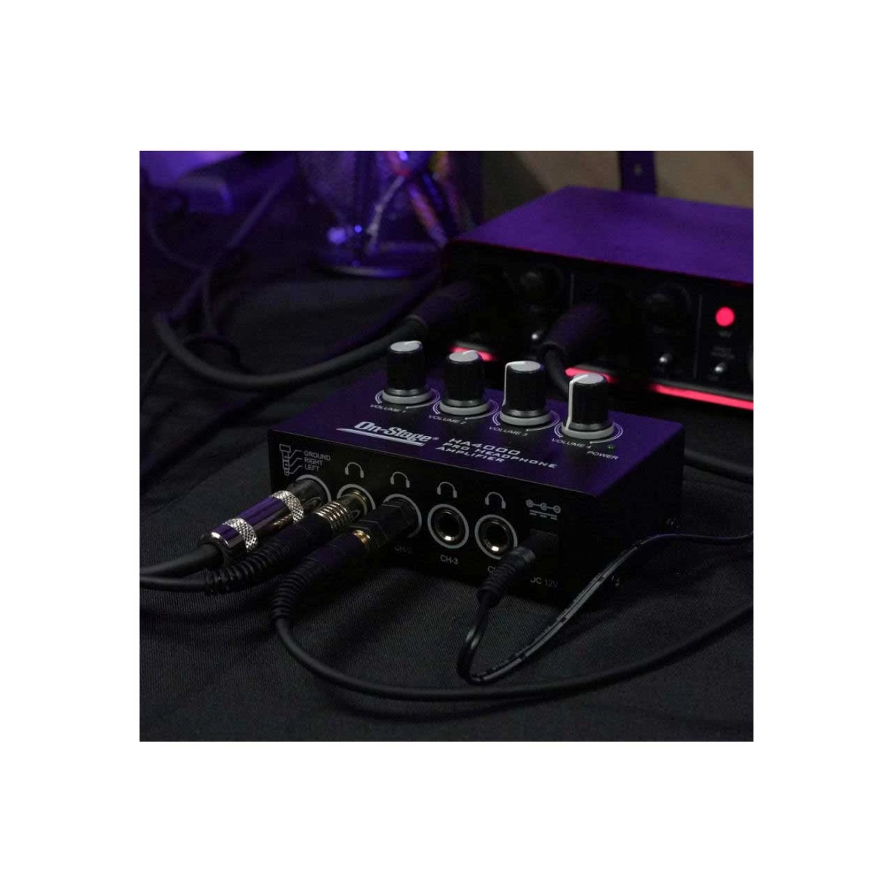 On Stage HA4000 Four-Channel Headphone Amp 3 On Stage HA4000 Four-Channel Headphone Amp - Image 3