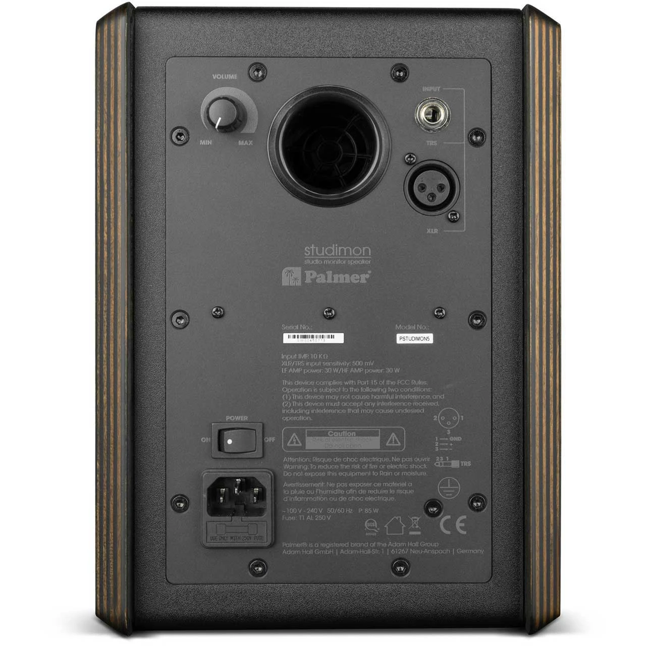 Palmer Audio STUDIMON5 Powered 5 Inch Nearfield Studio Monitor - Each 4 Palmer Audio STUDIMON5 Powered 5 Inch Nearfield Studio Monitor - Each - Image 4