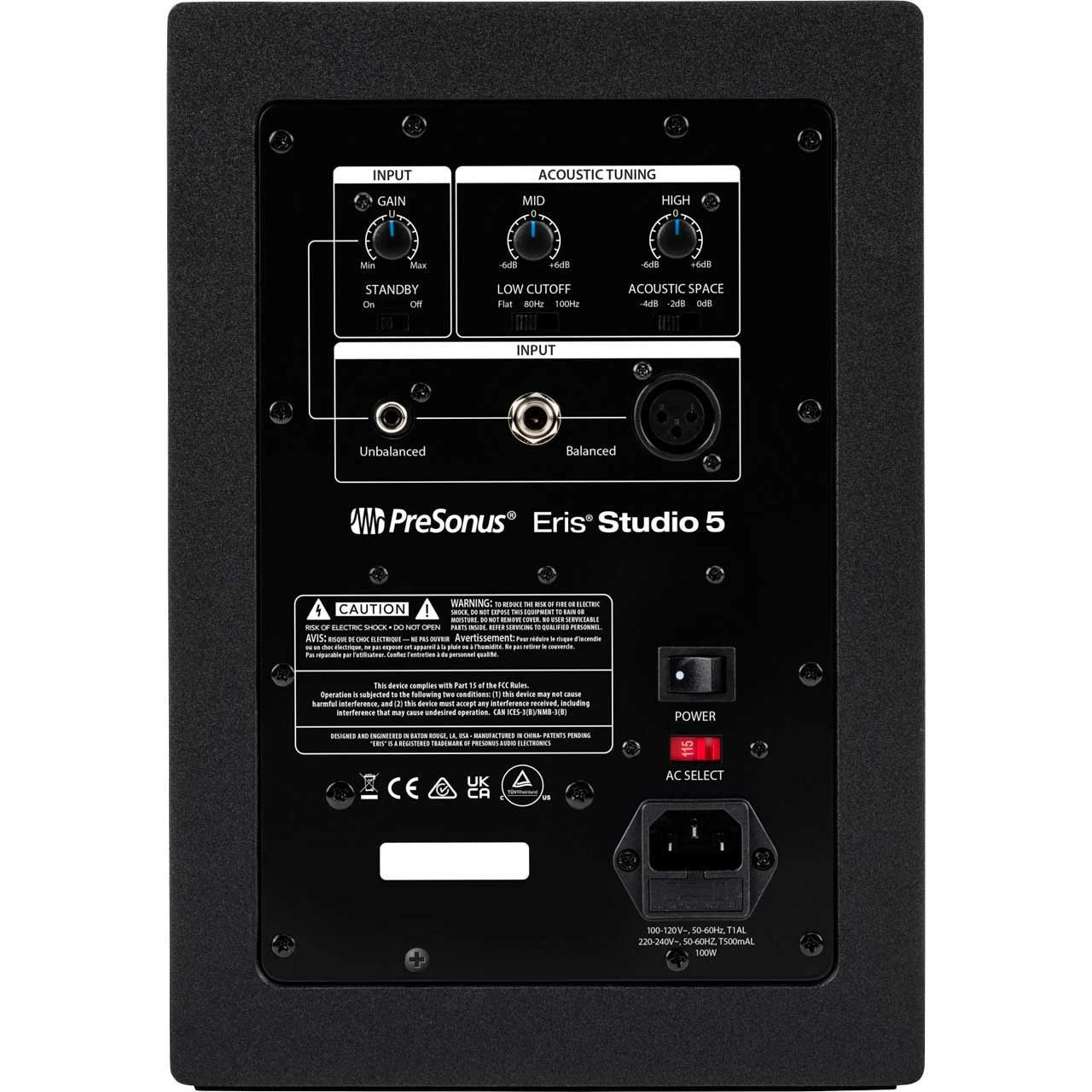 PreSonus ERIS STUDIO 5 5-inch Active Studio Monitor Pair With Eris Sub 8BT Bluetooth Active Studio Subwoofer Bundle 2 PreSonus ERIS STUDIO 5 5-inch Active Studio Monitor Pair With Eris Sub 8BT Bluetooth Active Studio Subwoofer Bundle - Image 2