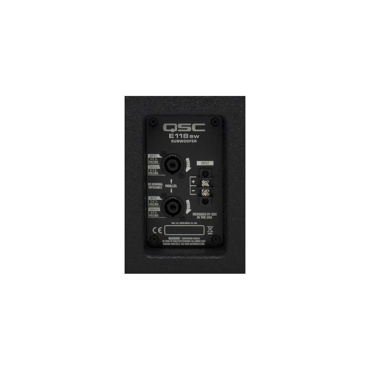 QSC E118SW 18 Inch Externally Powered Live Sound-Reinforcement Subwoofer 4 QSC E118SW 18 Inch Externally Powered Live Sound-Reinforcement Subwoofer - Image 4