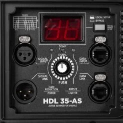 RCF HDL35-AS Active Compact Flyable Subwoofer - Black 9 RCF HDL35-AS Active Compact Flyable Subwoofer - Black -Microphone Shop RCF HDL35 AS 4