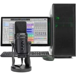 Samson SAGM1UPRO G-Track Pro 24-bit/96kHz USB Microphone With Audio Interface - 50Hz-20kHz -Microphone Shop SAM SAGM1UPRO 4