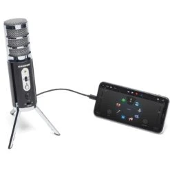 Samson Satellite USB/iOS Broadcast Microphone - 2x 16mm Capsules & Headphone Out -Microphone Shop SAM SATELLITE 4