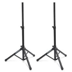 Samson SP50P Aluminum Speaker Stands With Locking Latch In Carry Bag - Pair