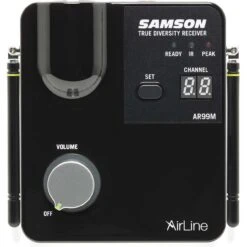 Samson SW9A9SHM60-D AirLine AWXm Micro UHF Wind Instrument System - AR99M Receiver/ATX Transmitter/HM60 Horn Mic -Microphone Shop SAM SW9A9SHM60 D 2