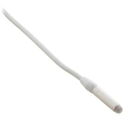 Sanken SAN-11DWRWHTRSE COS-11D Omni Lavalier Mic Reduced Sens Hardwired 1/8 In TRS Connector For Sennheiser Evolution WE