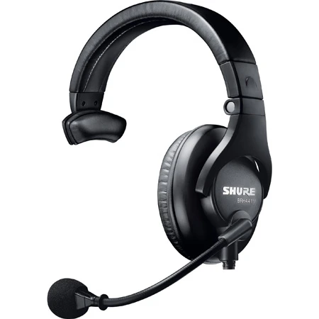 Shure BRH441M-LC Single-Sided Broadcast Headset Less Cable 1 Shure BRH441M-LC Single-Sided Broadcast Headset Less Cable