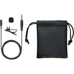 Shure MVL-3.5MM Clip-on Microphone With ShurePlus MOTIV Audio App - Black -Microphone Shop SH MVL 3 5MM 4