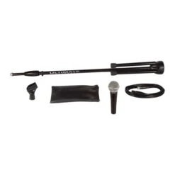 Shure SM58-CN-BTS - Shure Stage Performance Kit W/ 25 Foot XLR Cable & Tripod Mic Stand & The Legendary SM58 Microphone