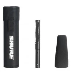 Shure VP89S Short Condenser Shotgun Mic W/Case & Foam Windscreen