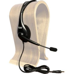 WILLIAMS AV MIC 144 Headset Microphone With TRRS 3.5mm Plug For Digi-Wave DLT 400 Transceiver Only