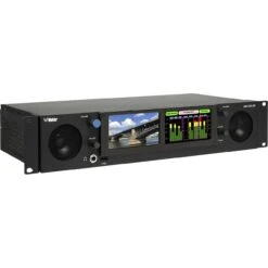 Wohler IAM-12G-SDI + OPT-DANTE(12G) 2 RU Audio/Video Monitor With Metering And 2x 12G SDI And OPT-DANTE (12G) Included