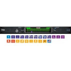 Wohler IAM-SUM8 1RU 7 Inch Touchscreen 8 Channel 3G-SDI & Analog Audio Monitor/Mixer With Signal Upgrades