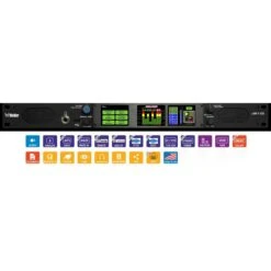 Wohler IAM1-12G 1RU Triple Touchcreen 6 Channel 12G-SDI & Analog Audio Monitor & Metering With Optional Signal Upgrades